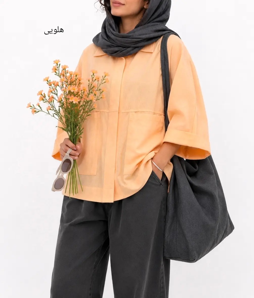 تونیک باکسی لینن شادان